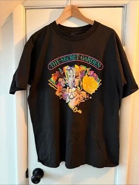 The Secret Garden Graphic Tee - Black
